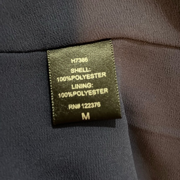 Wells Grace navy polyester tank top with liner & adjustable straps - Picture 7 of 10